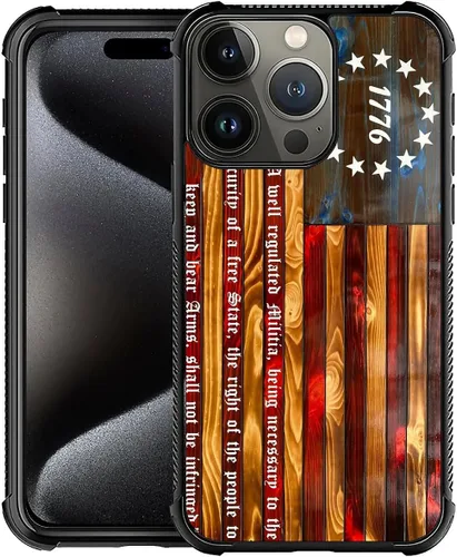 Miniatura 101 de Funda compatible con iPhone 12 Mini, fundas para mujeres y niñas, a prueba de golpes, antiarañazos, Betsy Ross de 13 estrellas, bandera Betsy Ross