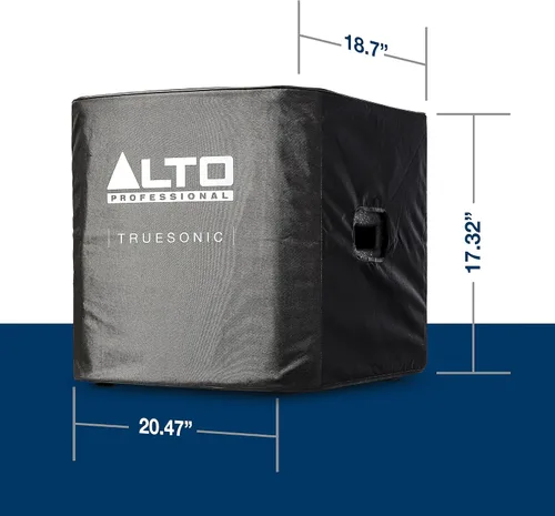 Miniatura 3 de ALTO Cubierta deslizable duradera para subwoofer amplificado TS12S con construcción de forro de nailon y acceso al mango