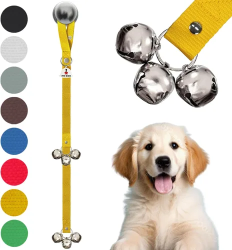 Miniatura 18 de Caldwell's Pet Supply Co. Campanas para orinal para perros, campanas para puerta de perro, campanas para salir al exterior, campana de entrenamiento