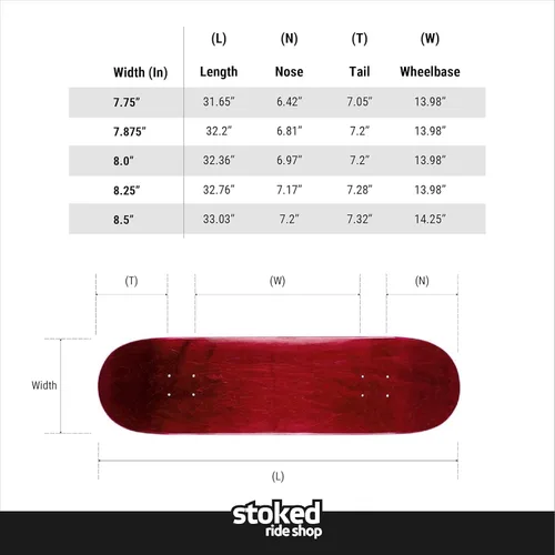 Miniatura 6 de Stoked Ride Shop Patineta completa – Madera de arce fabricada en Estados Unidos – Tabla de skate para adultos, niños, niñas y niños – Totalmente