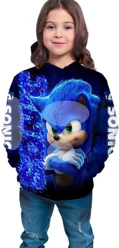 Miniatura 4 de Sudadera con capucha de dibujos animados para jóvenes, sudaderas casuales de moda para niños y niñas