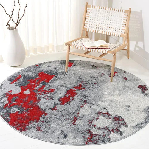 Miniatura 23 de SAFAVIEH Adirondack Collection - Alfombra decorativa, 2 pies 6 pulgadas x 4 pies, verde y gris, diseño abstracto moderno, no desprende pelusa