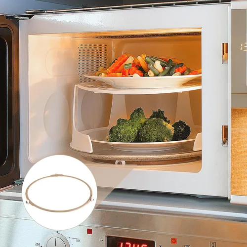 Miniatura 3 de Anillo y rodillos giratorios de microondas de 8.7 pulgadas, repuesto universal para piezas de microondas Whirlpool, accesorios de microondas, kit