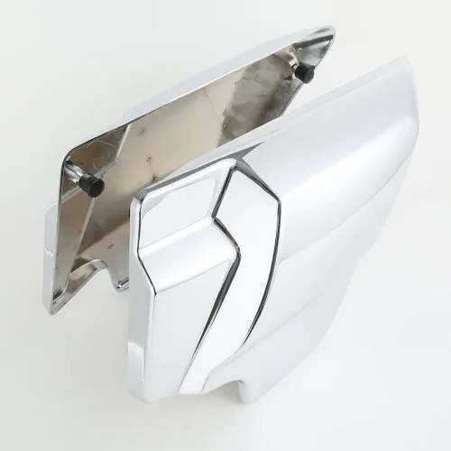 Miniatura 6 de XMT-MOTO - Par de paneles de cubierta lateral de batería para Harley Touring Road King Street Glide Electra Glide 2009 y posterior, negro brillante