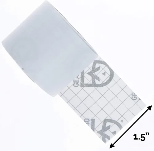 Miniatura 3 de GEAR AID Tenacious Cinta de reparación y costura para tiendas de campaña y rollo transparente de vinilo de 1.5 x 60 pulgadas