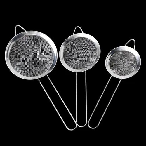 Miniatura 8 de Mini tamiz/colador profesional -cocina de acero inoxidable harina té colador malla colador tamiz filtro tamiz