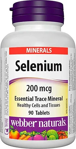 Miniatura 2 de 2 Botellas x Webber Naturals Selenio, 90 Tabletas