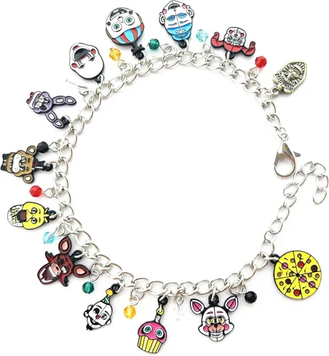 Miniatura 4 de Pulsera con dije de terror Night Freddy para mujeres y niñas
