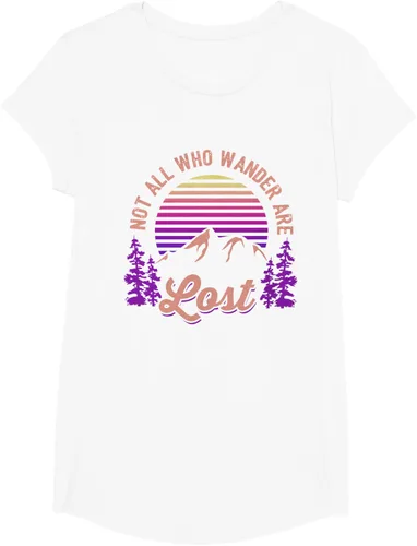 Miniatura 66 de Not All Who Wander Are Lost Vintage Mountains - Camiseta de senderismo, Negro, S
