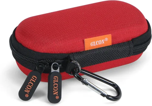 Miniatura 14 de Kardia Mobile - Funda de transporte pequeña ultrarígida para auriculares con cable, monitor de corazón Kardiamobile ECG, 6L/1 L, mini funda portátil