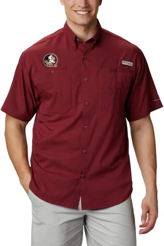 Miniatura 7 de Columbia NCAA Camisa Tamiami de Manga Corta para Hombre Universitaria Tallas Grandes y Altas Fla - Azul