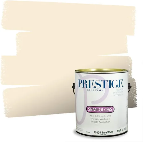 Miniatura 62 de PRESTIGE Paints Exterior Paint and Primer In One, 1-Gallon, Satin, Comparable Match of Benjamin Moore* Royal Linen* 931BM-PCM