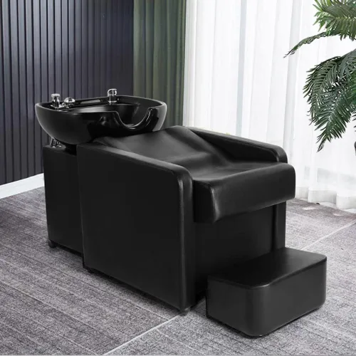 Miniatura 2 de Artist hand Sillón de lavabo con pedal de pie, reposacabezas para spa, salón de belleza