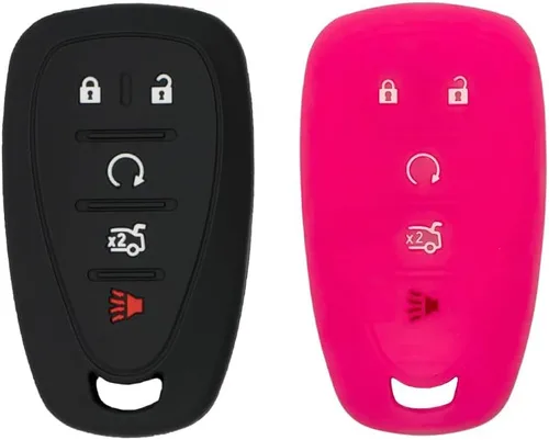 Miniatura 10 de Autobase Funda de silicona para llavero de Chevy Malibu Camaro Trax Traverse Trailblazer Sonic Cruze Blazer Volt Equinox Spark Accesorio