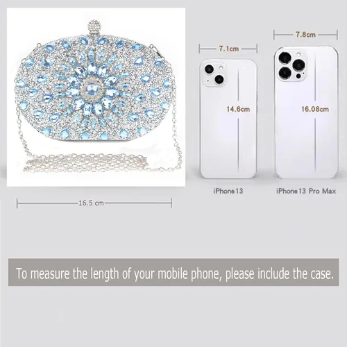 Miniatura 5 de Bolso de mano para mujer, bolso de mano para boda, fiesta, graduación, fin de semana, cóctel, regreso a casa, regalos para mujeres