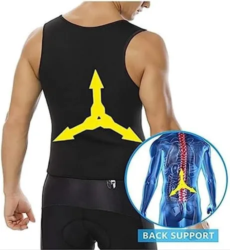 Miniatura 3 de Chaleco Termico Reductor para Hombre, Chaleco Termico Compression Tank Top Hombres, Chaleco de compresión para hombre