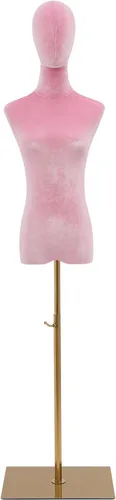 Miniatura 13 de Maniquí de vestido, maniquí de forma de vestido femenino ajustable de 59.06-78.74 pulgadas, altura ajustable, forma de vestido desmontable