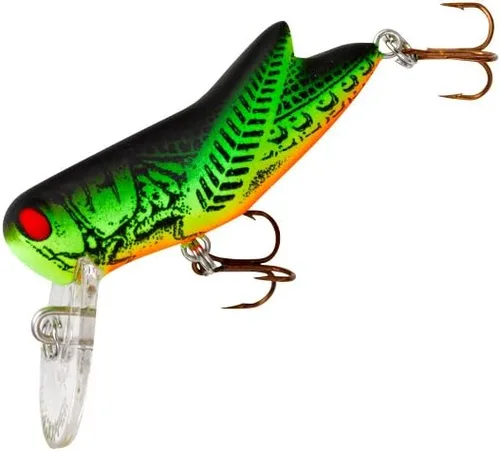 Miniatura 5 de Rebel Lures Classic Critters Crankbait - Paquete de 4 señuelos de pesca, incluye 1 Teeny Pop-R, 1 Crickhopper, 1 pez cangrejo de cangrejo pequeño