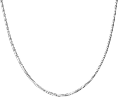 Miniatura 2 de Collar con cadena de enlaces de 1,9 mm de plata de ley, 14 pulgadas-36 pulgadas