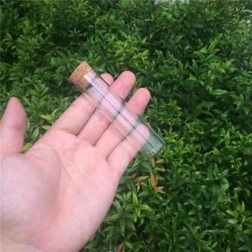 Miniatura 4 de Mini botellas de 0.7 fl oz y 0.866 x 3.543 in, tubo de ensayo de vidrio, almacenamiento para azafrán, arena dulce, líquida, regalo de alimentos