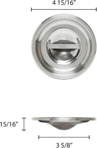 Miniatura 2 de Excellant e Cubierta de Bain Marie de acero inoxidable de 1-1/2 cuartos