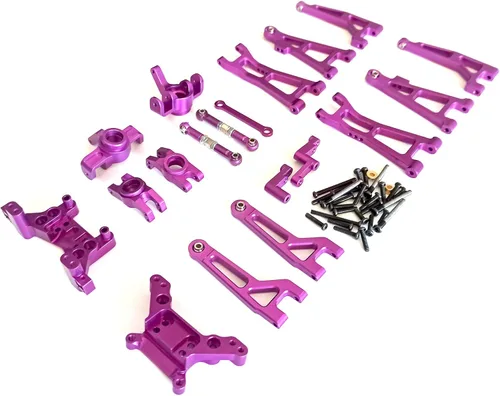 Miniatura 3 de Compatible con piezas de automóvil Hyper GO RC, accesorios de actualización de metal, traje de uso vulnerable con soportes de choque, para automóvil