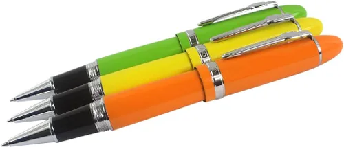 Miniatura 12 de Jinhao 159 Bolígrafo Rollerball negro pesado Big Pen 3 piezas en 3