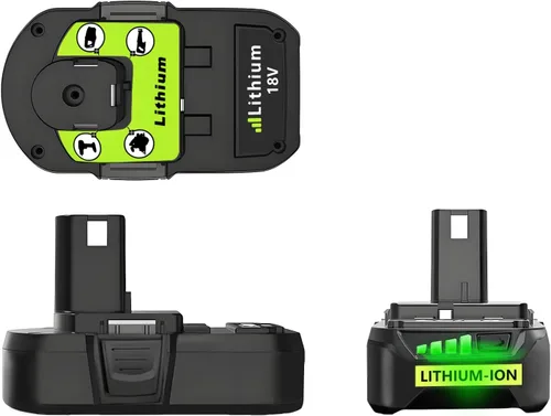 Miniatura 9 de Reemplazo para batería Ryobi de 18 V: 3.0 Ah para P107 P108 P109, herramientas eléctricas inalámbricas de 18 voltios para manualidades, creador
