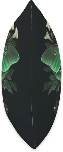 Miniatura 2 de Aesthetic Celestial Luna Moth Moon Butterfly Almohada de tiro 16x16, multicolor