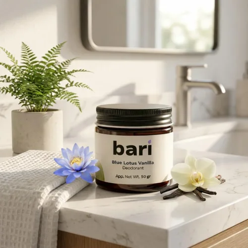 Miniatura 4 de Bari Blue Lotus - Desodorante de vainilla – 1.76 oz de desodorante natural sin aluminio para una frescura duradera, amigable con la piel sensible