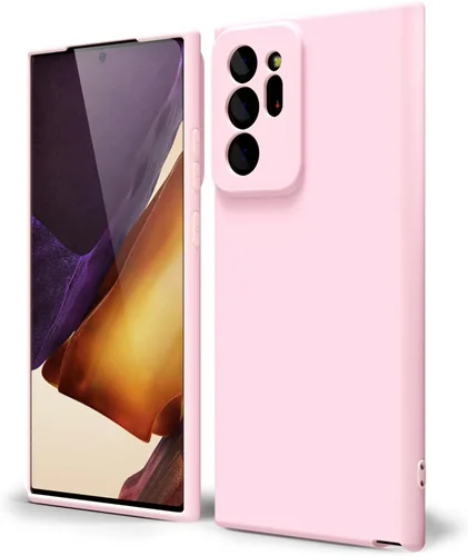 Miniatura 22 de oakxco Funda para teléfono Samsung Galaxy Note 20 Ultra de silicona líquida, bonita funda delgada y fina de goma suave TPU lisa y suave de gel