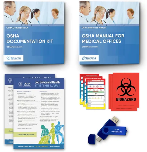 Miniatura 6 de Paquete Cal/OSHA para consultorios médicos, incluye manual de reglamentos y estándares (impreso) + políticas y formularios de seguridad