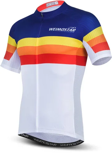 Miniatura 9 de Nuevo Pro cremallera completa hombres ciclismo Jersey manga corta Riding Shirt USA