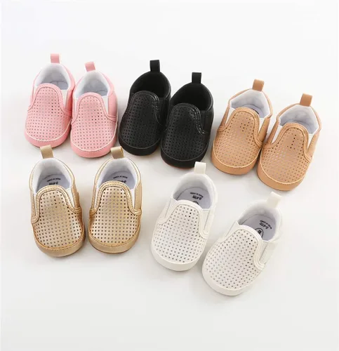 Miniatura 2 de Meckior - Zapatos para recién nacidos tipo mocasines de lona con suela suave para recién nacidos bebés niños y niñas que estén dando sus primeros