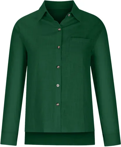 Miniatura 69 de SMIDOW Camisa de algodón y lino con botones para mujer