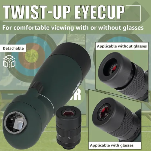 Miniatura 6 de SVBONY SV28 Plus Alcances de Detección con Trípode, Alcance de Observación en Ángulo con Adaptador de Teléfono Actualizado, Alcance de Observación