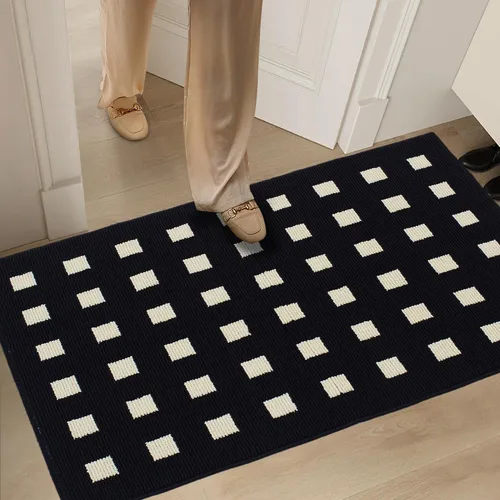 Miniatura 30 de GRANNY SAYS Tapete para puerta, de 32 x 20 pulgadas, tapete de bienvenida para exteriores, antideslizante, absorbe la suciedad para la entrada