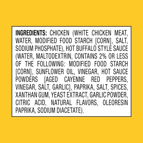 Miniatura 3 de StarKist Chicken Creations BOLD - Bolsa estilo búfalo (5 onzas, 12 unidades) Carne blanca totalmente cocida con alto contenido de proteínas, sin