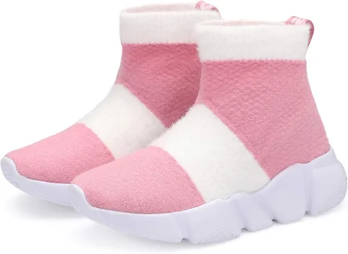 Miniatura 4 de Casbeam Boys and Girls Breathable Lightweight Fashion Casual Sports Walking Shoes Running Sneakers High Top (ToddlerLittle Kid Bib Kid)