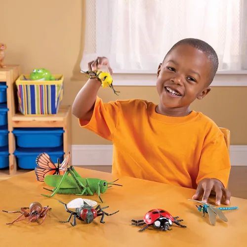 Miniatura 10 de Learning Resources Insectos jumbo, juguetes de animales para niños, ciencia preescolar infantil, habilidades motoras finas, regalos para niños