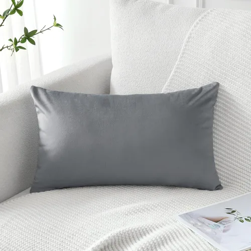 Miniatura 58 de Artscope Fundas de Almohada de Terciopelo de Lujo Súper Suaves Decorativas Cuadradas Fundas de Cojín para Sofá Sillón Dormitorio Decoración