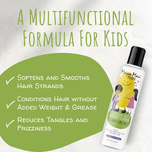 Miniatura 4 de Maya Mari Juego de cabello rizado para niños para bobinas, rizos y control del encrespamiento: champú 2 en 1, acondicionador sin enjuague y gel