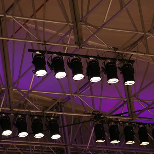 Miniatura 6 de PINGEUI Paquete de 12 abrazaderas de luz de escenario, abrazadera de iluminación de escenario de aleación de aluminio de 2 pulgadas, abrazadera O