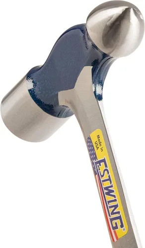 Miniatura 4 de ESTWING Martillo de bola - Herramienta para trabajar metales de 32 oz con construcción de acero forjado y agarre de reducción de golpes - E3-32BP