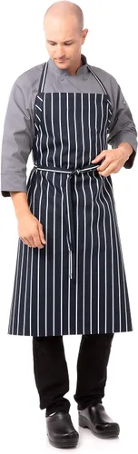Miniatura 5 de Chef Works Delantal unisex de chef inglés, Negro