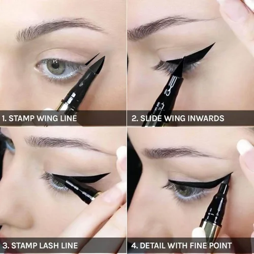 Miniatura 4 de Nuevo sello delineador de ojos 4d Instant Wing 24hr