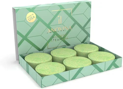 Miniatura 6 de Anovina Vaporizadores de ducha de eucalipto y mentol – Tabletas de ducha de aromaterapia con vapores calmantes – Fabricado en Estados Unidos – Set