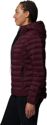 Miniatura 3 de Mountain Hardwear Deloro - Sudadera con capucha de plumón con cremallera completa para escalada y esquí, aislada, resistente al viento y al agua
