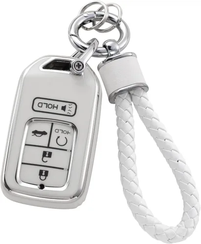 Miniatura 39 de YO&YOYE - Funda para llavero Ford con llavero, protector de llavero de TPU suave para F150 Explorer Mustang Edge Lincoln MKZ MKX MKC