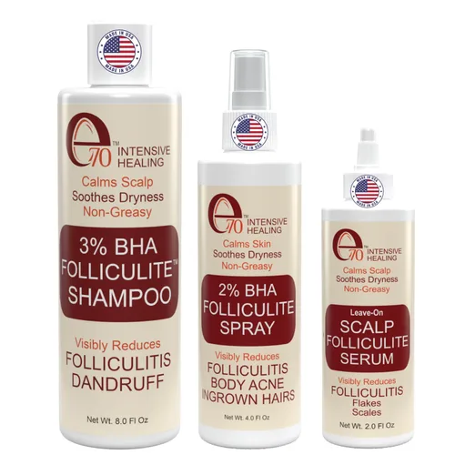 Miniatura 13 de Acondicionador de tratamiento de foliculitis con 3% de BHA, ácido salicílico, aceite de árbol de té y extractos de manzanilla, antipicazón